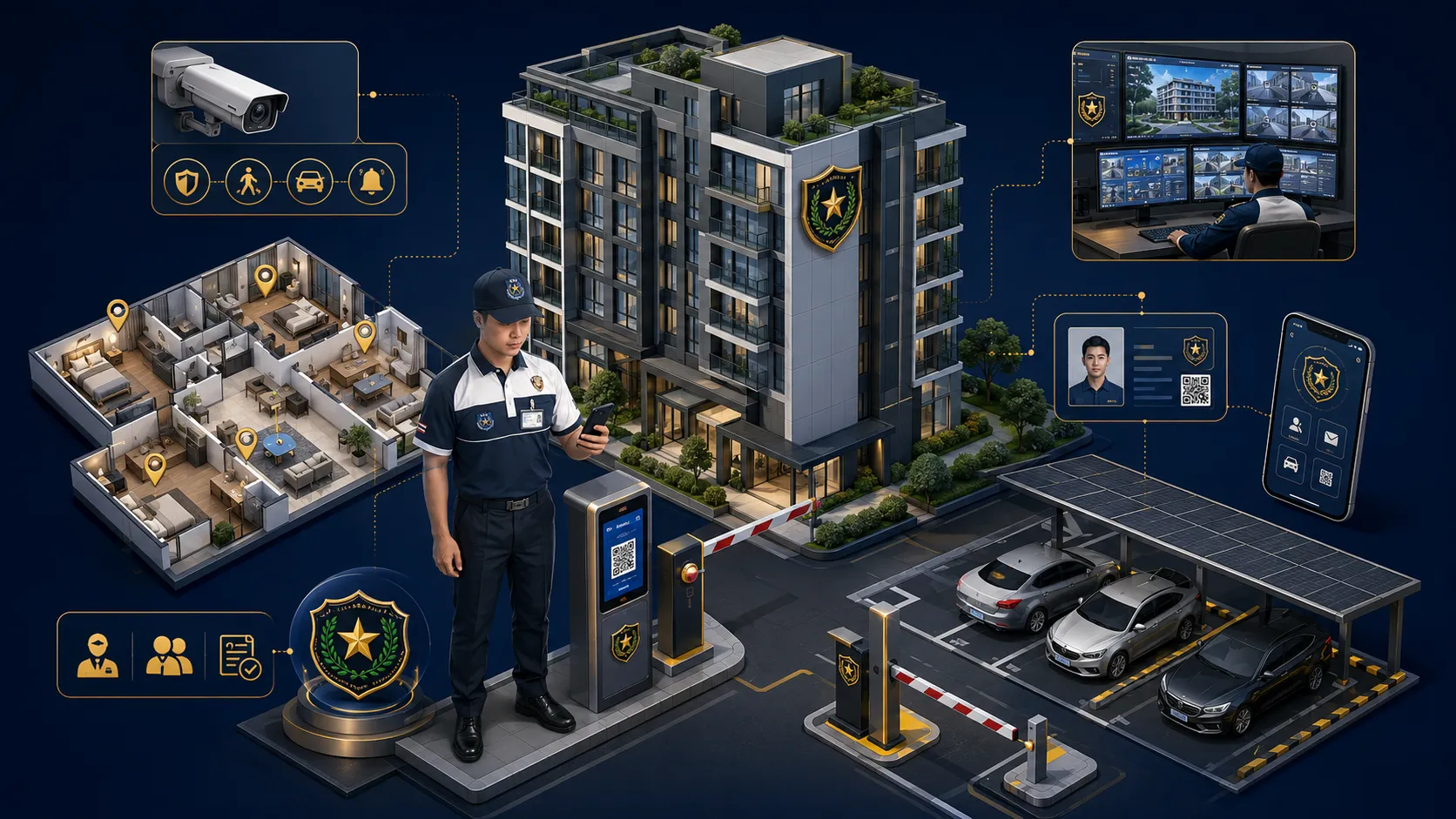ระบบ Guard Panel และ Guard Scan สำหรับตรวจรอบ รปภ คอนโด
